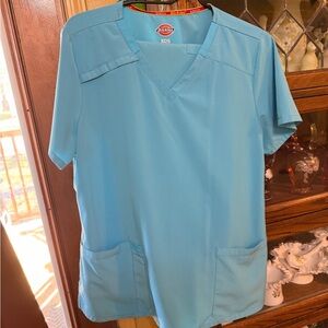 Turquoise scrubs by dickies large top medium pants